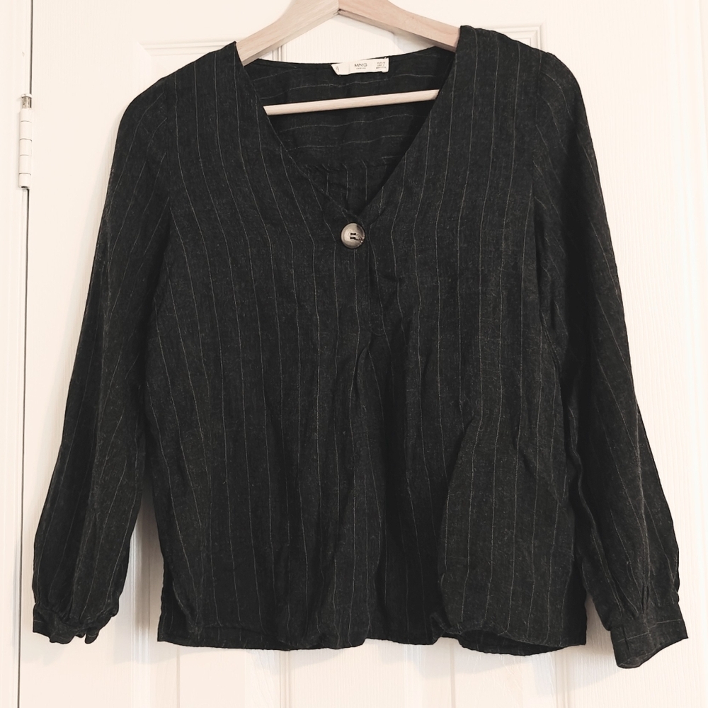 Mango Striped Blouse